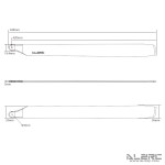 ALZRC - Carbon Fiber Blades - 420mm - Standard